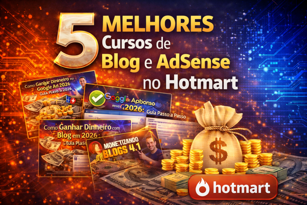 5 Melhores Cursos de Blog e AdSense no Hotmart em 2026